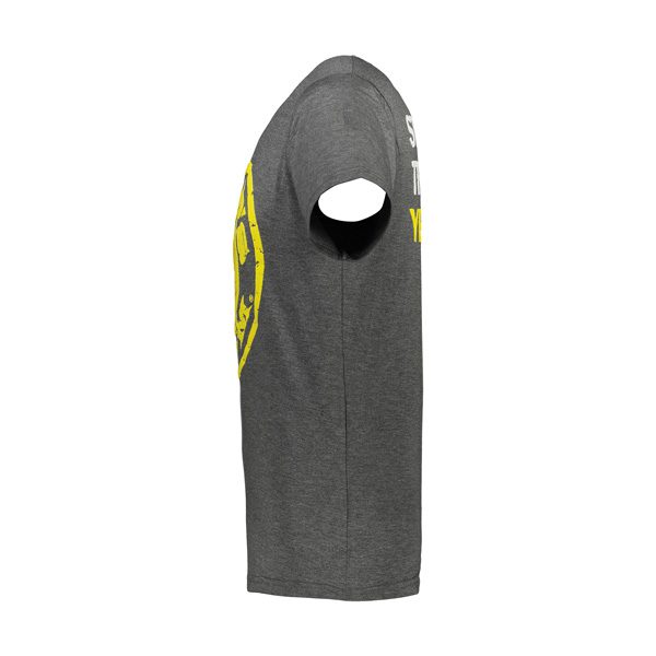 نیم رخ تیشرت مردانه GOLDS GYM مدل POCH نخی طوسی نیم رخ تیشرت مردانه GOLDS GYM مدل POCH نخی طوسی