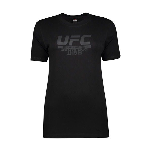 تیشرت ورزشی زنانه UFC مدل لانگ مشکی ساده دسته بندی لباس زنانه