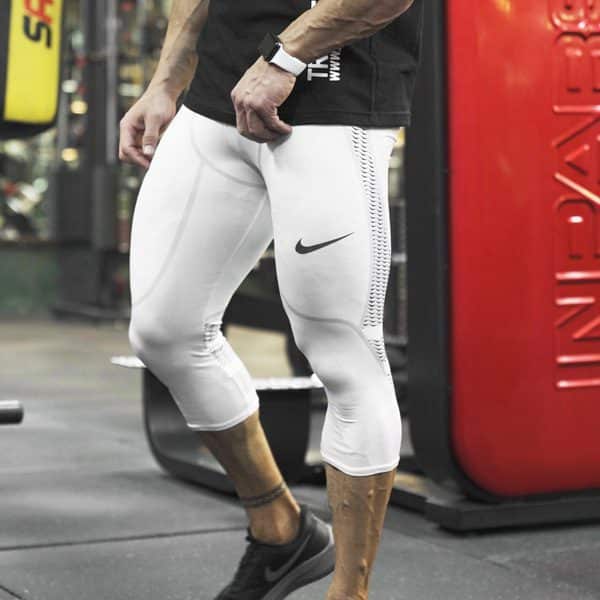نیم لگ ورزشی مردانه نایک مدل G Wear-KZE سفید لایف استایل