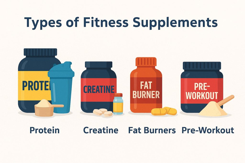انواع مکمل های ورزشی