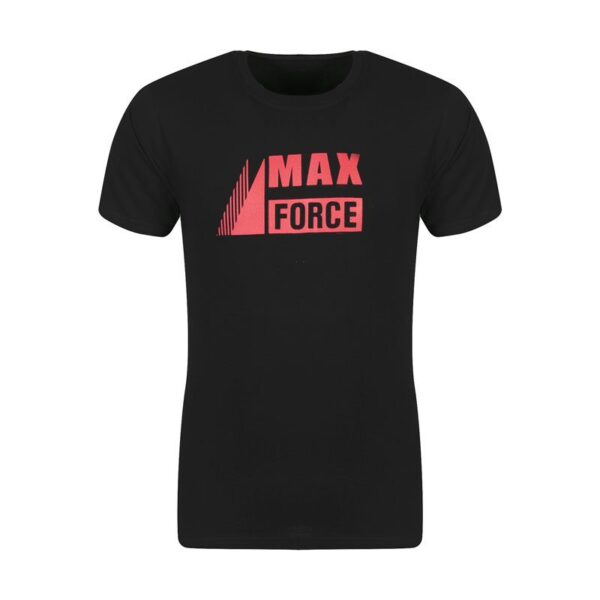 تیشرت ورزشی مردانه مکس فورس مدل GB-RED مشکی