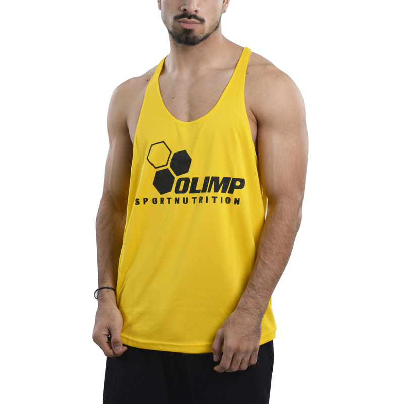 رکابی بدنسازی مردانه الیمپ مدل PY-SIMP0904 زرد