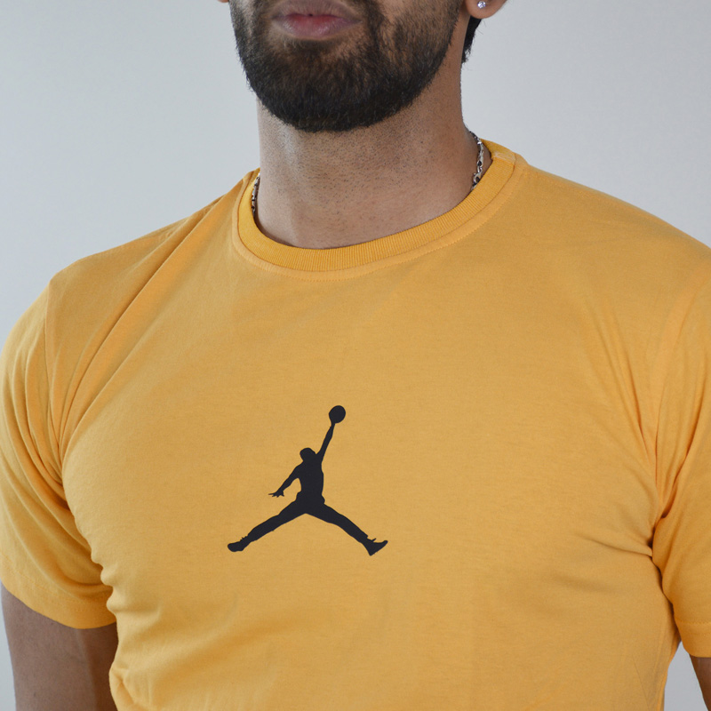تیشرت ورزشی مردانه جردن مدل PDS91220 زرد (4)
