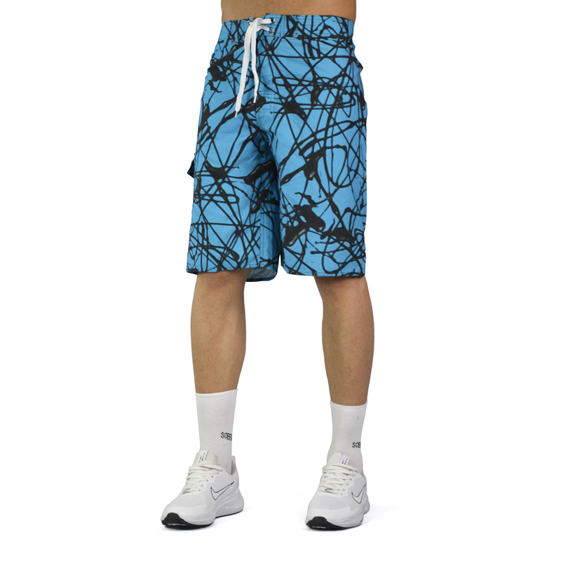 شلوارک فیزیک بدنسازی مردانه آواتار مدل 9600 آبی