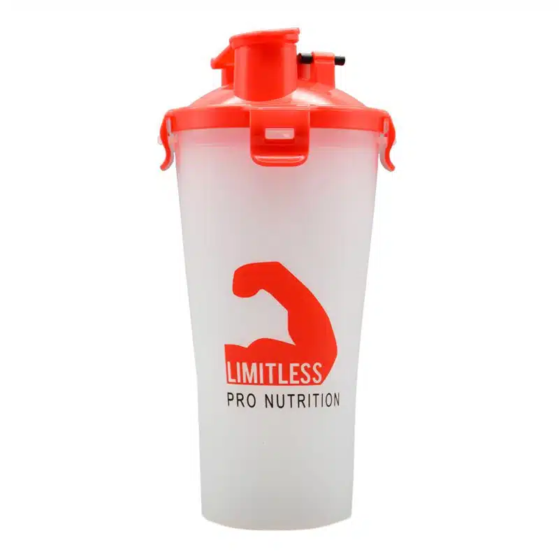 شیکر دومخزنه بدنسازی لیمیتلس مدل PRO FT ظرفیت 0.8 لیتر