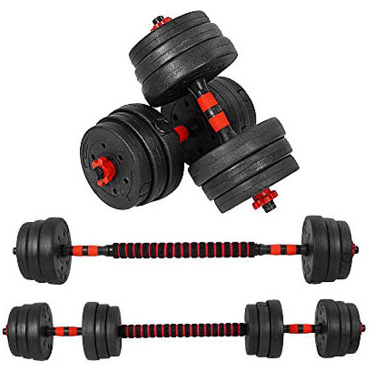 ست هالتر و دمبل متغیر بدنسازی بوفلکس وزن تا 20 کیلوگرم