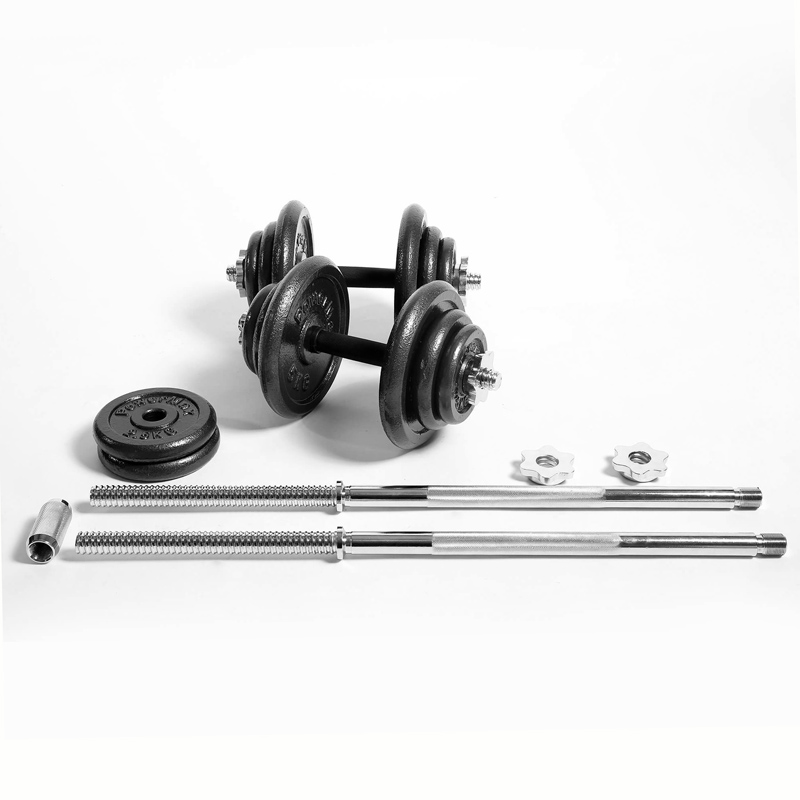 ست هالتر و دمبل متغیر بدنسازی پاور مکس وزن 2.5 تا 50 کیلوگرم
