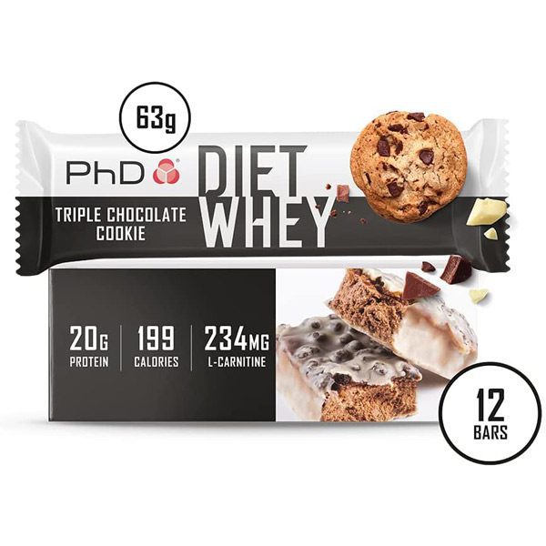 شکلات پروتئین بار پی اچ دی مدل Diet whey کوکی شکلات 65 گرمی-01