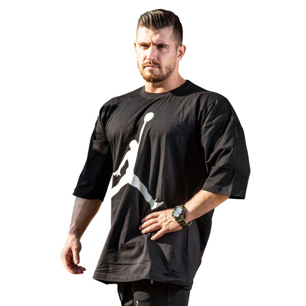 تیشرت لانگ اسپرت جردن مدل Spl-23 مشکی سفید لایف استایل تیشرت لانگ اسپرت جردن مدل Spl-23 مشکی سفید لایف استایل