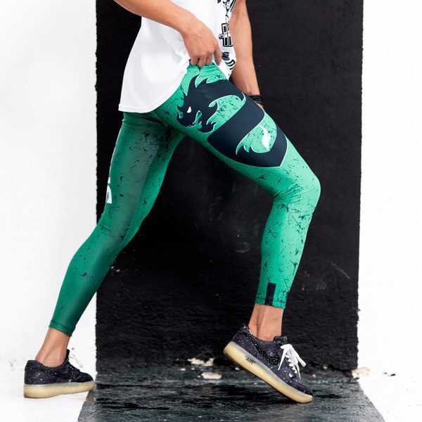 لگ ورزشی مردانه کامبت مدل SS-Dragon سبز لایف استایل