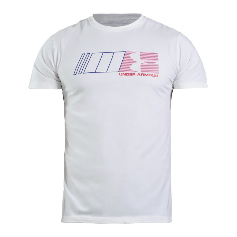 تیشرت ورزشی مردانه آندر آمور مدل STORM-1907 سفید (4)