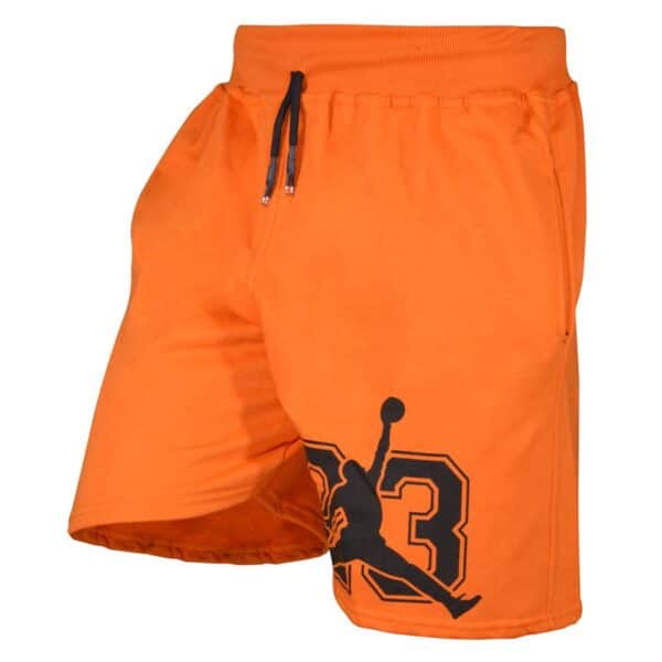 شلوارک ورزشی مردانه جردن مدل SPL-23 نارنجی سه رخ