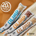 شکلات پروتئین بار الیمپ کوکی 60 گرمی سه تایی