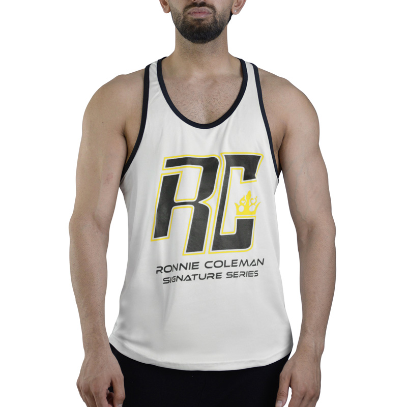 رکابی ورزشی مردانه رونی کلمن مدل PY-RC1410 سفید