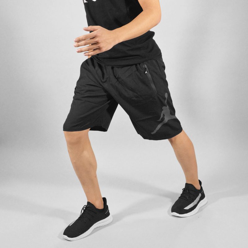 شلوارک ورزشی مردانه جردن مدل MuB-183 مشکی لایف استایل