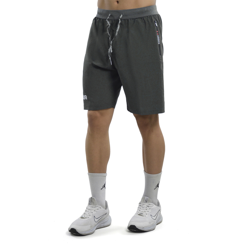 شلوارک ورزشی مردانه آندر آرمور مدل 3952 طوسی تیره