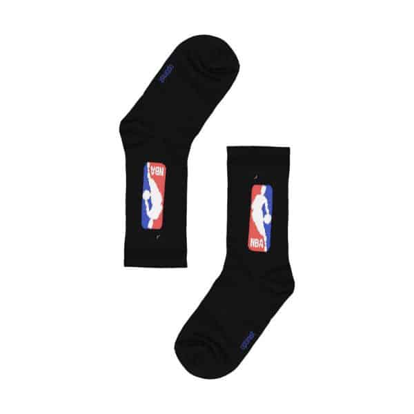 جوراب ورزشی نیم ساق ان بی ای مدل opt-NBA 14060 مشکی