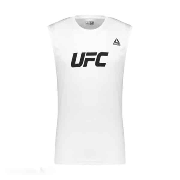 ست رکابی و شلوارک ورزشی مردانه ریباک مدل DS-UFC 3080 سفید رکابی