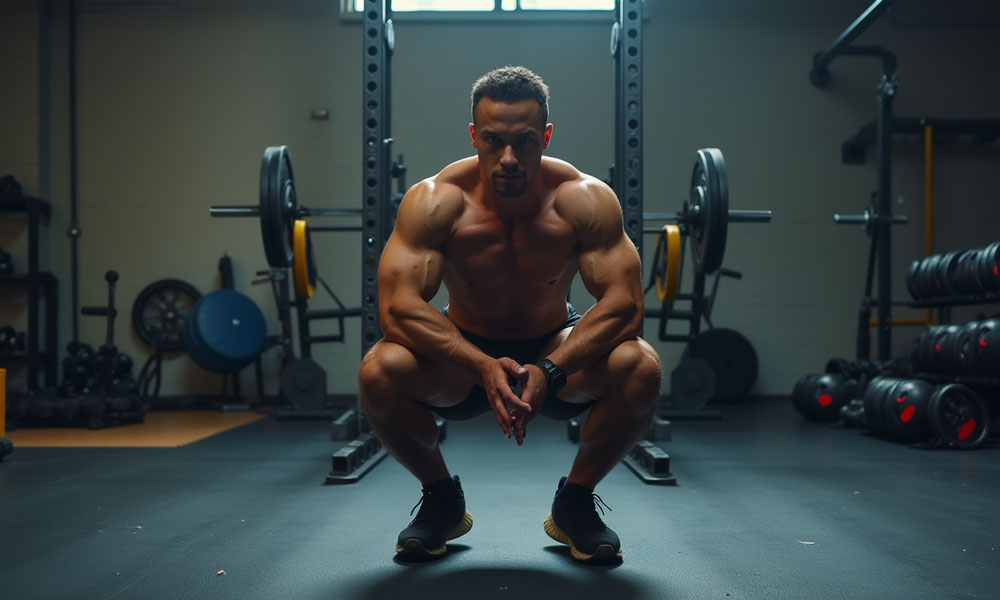 اسکات با وزنه یا وزن بدن