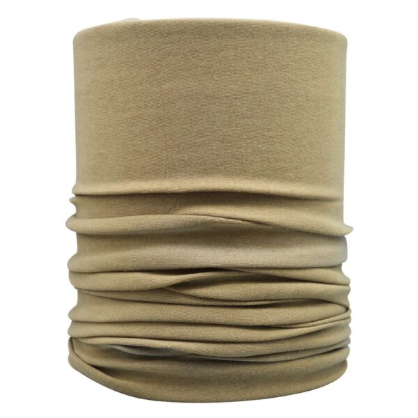 اسکارف و دستمال سر و گردن ساده مدل Simp-8021 قهوه‌ای