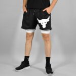 شلوارک کشاله دار ورزشی مردانه آندر آرمور مدل HS-Rock 40490 مشکی لایف استایل