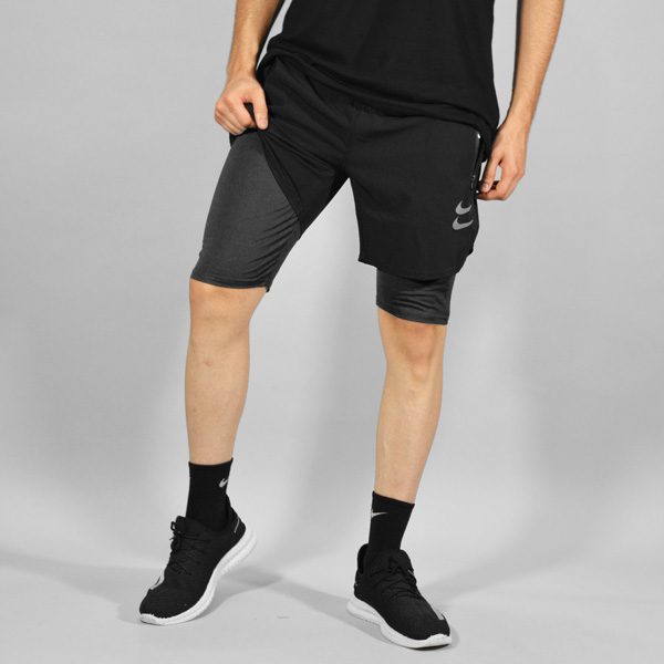 شلوارک کشاله دار ورزشی مردانه نایک مدل MUB-091 طوسی لایف استایل