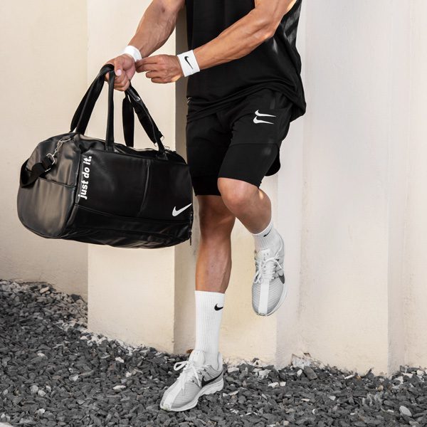 شلوارک کشاله دار ورزشی مردانه نایک مدل MUB-091 مشکی لایف استایل