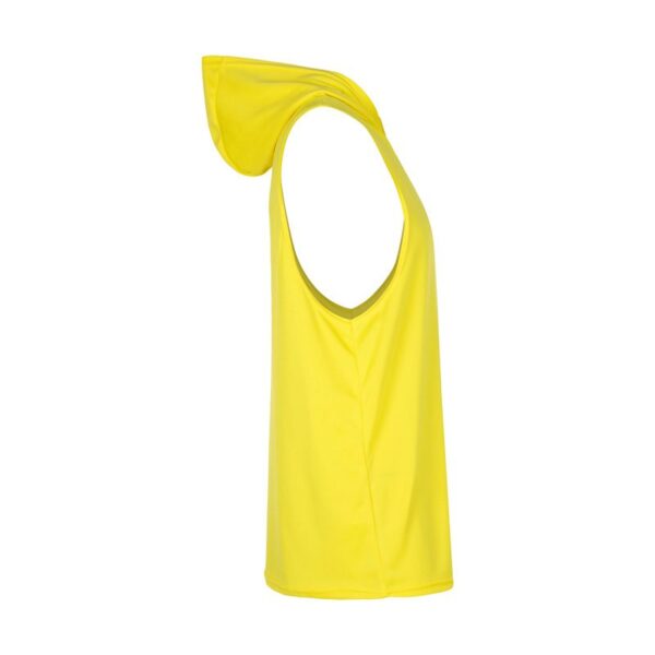 رکابی کلاهدار ورزشی مردانه ونوم مدل PY-1G120 زیپ دار زرد نیمرخ