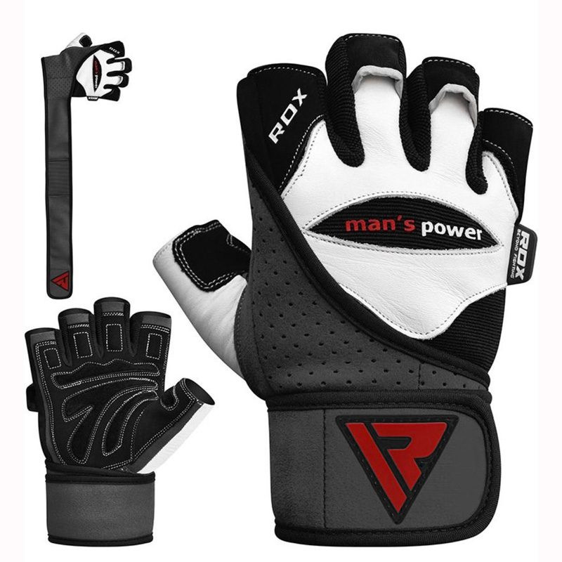 دستکش بدنسازی آر دی ایکس مدل power طوسی دستکش بدنسازی آر دی ایکس مدل power طوسی