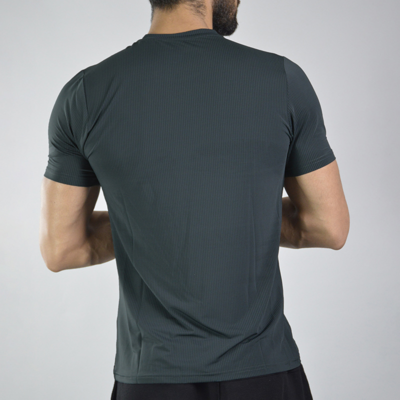 تیشرت ورزشی نایک مدل Air-N10 طوسی تیره پشت تیشرت ورزشی نایک مدل Air-N10 طوسی تیره پشت