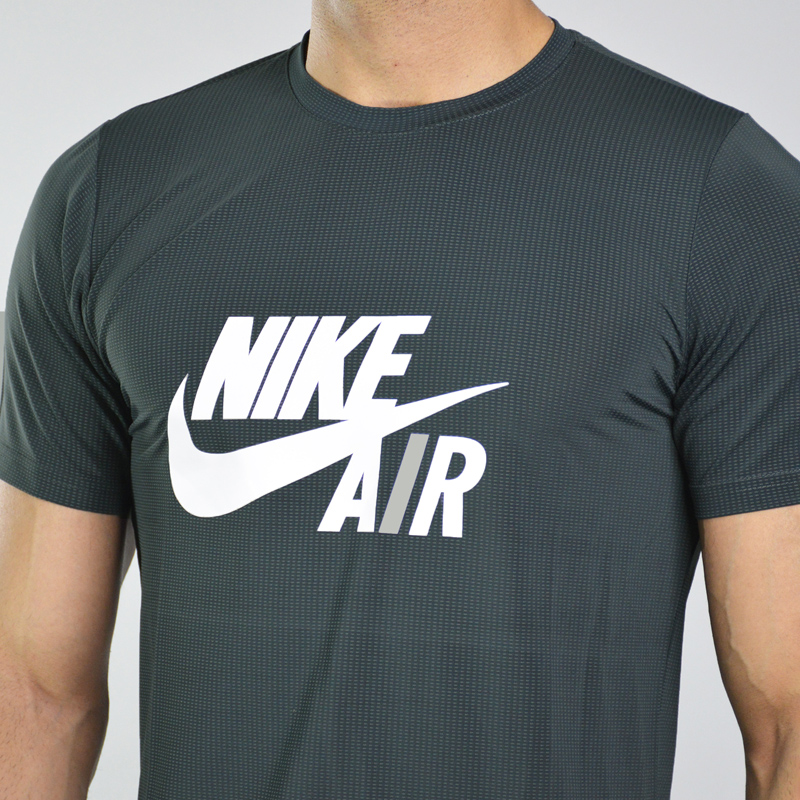 تیشرت ورزشی نایک مدل Air-N10 طوسی تیره تیشرت ورزشی نایک مدل Air-N10 طوسی تیره