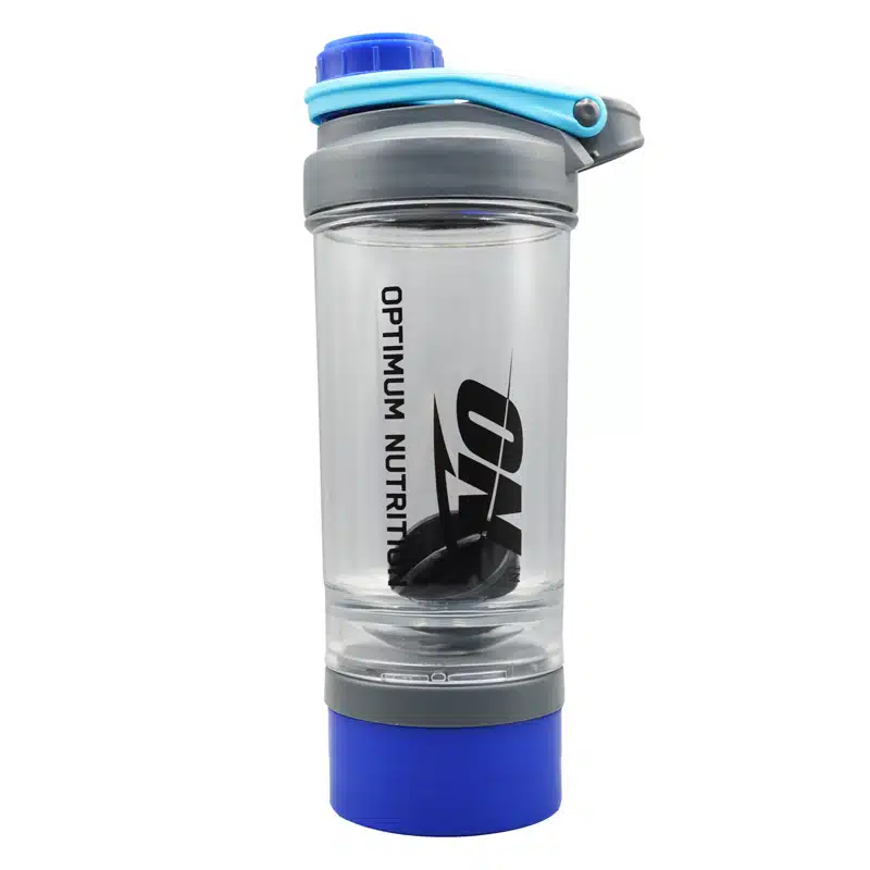 شیکر دوتیکه بدنسازی اوپتیموم نوتریشن مدل شفاف Nasa ظرفیت 0.5 لیتر