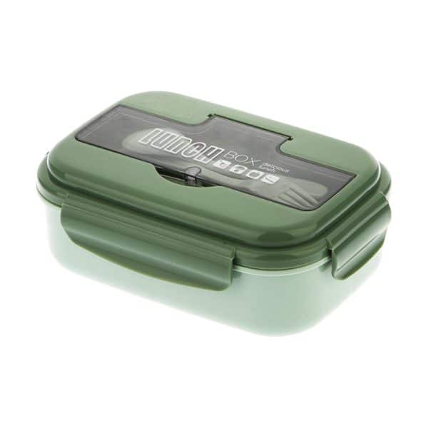 ظرف غذا لانچ باکس یاکادا مدل 3BOX ظرفیت 1.1 لیتر سبز
