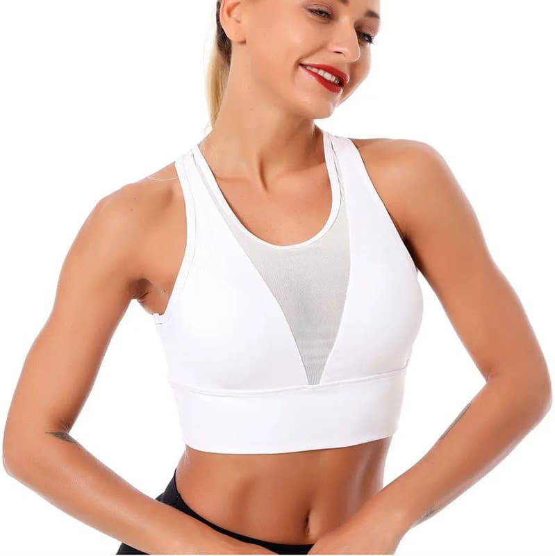 نیم تنه ورزشی زنانه ریباک مدل CrossFit-1K760 سفید لایف استایل