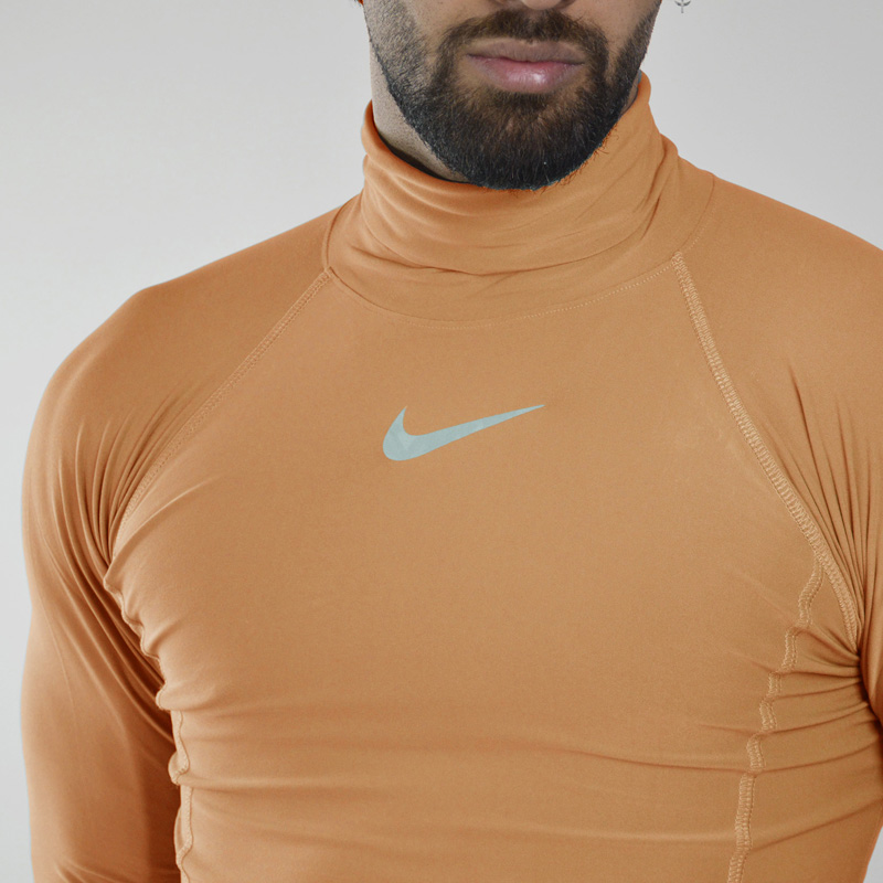 بلوز یقه اسکی ورزشی مردانه نایک مدل mub-8910 نارنجی (5)