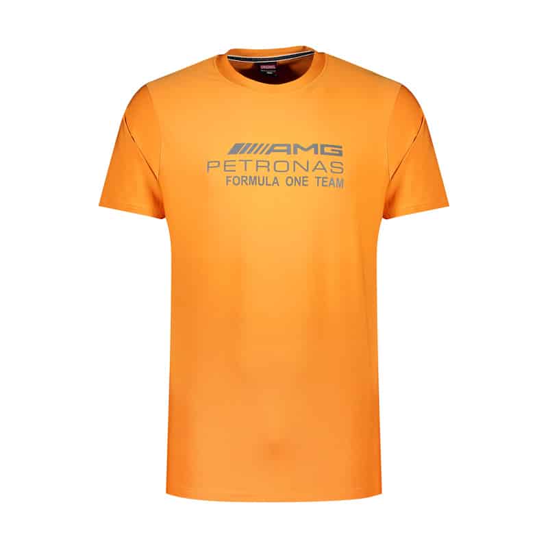 تیشرت ورزشی مردانه بنز مدل mub-AMG 8418 نارنجی