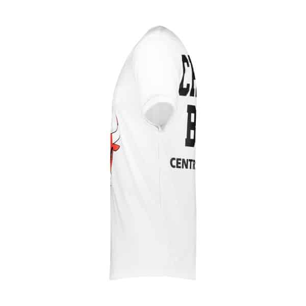 تیشرت ورزشی مردانه شیکاگو بولز مدل phs-2A0101 سفید نیمرخ