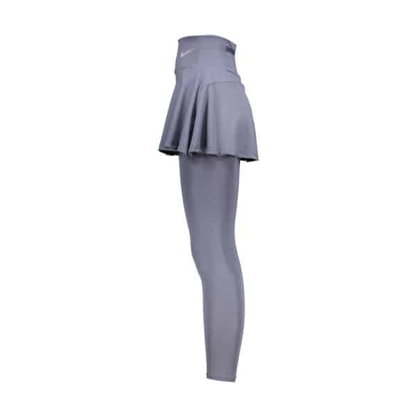دامن و لگ سرهمی ورزشی زنانه نایک مدل Dri Fit- 205 آبی فیلی نیمرخ