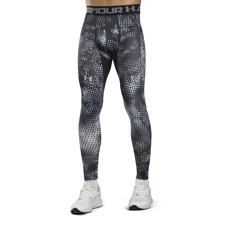 لگ ورزشی مردانه آندر آرمور مدل Heat Gear Y-149 جیب‌دار چریکی طوسی