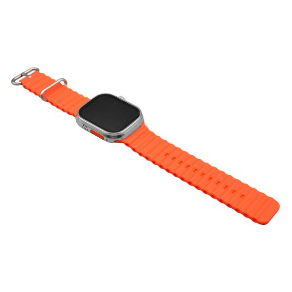 ساعت هوشمند ورزشی مدل T900 Ultra نارنجی سه رخ