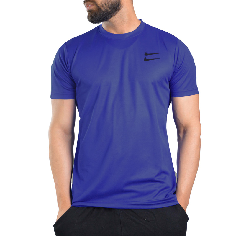 تیشرت ورزشی مردانه نایک مدل DS-2A0616 آبی تیره
