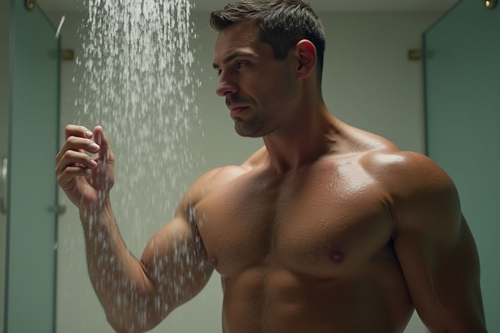 دوش آب سرد بعد از تمرین