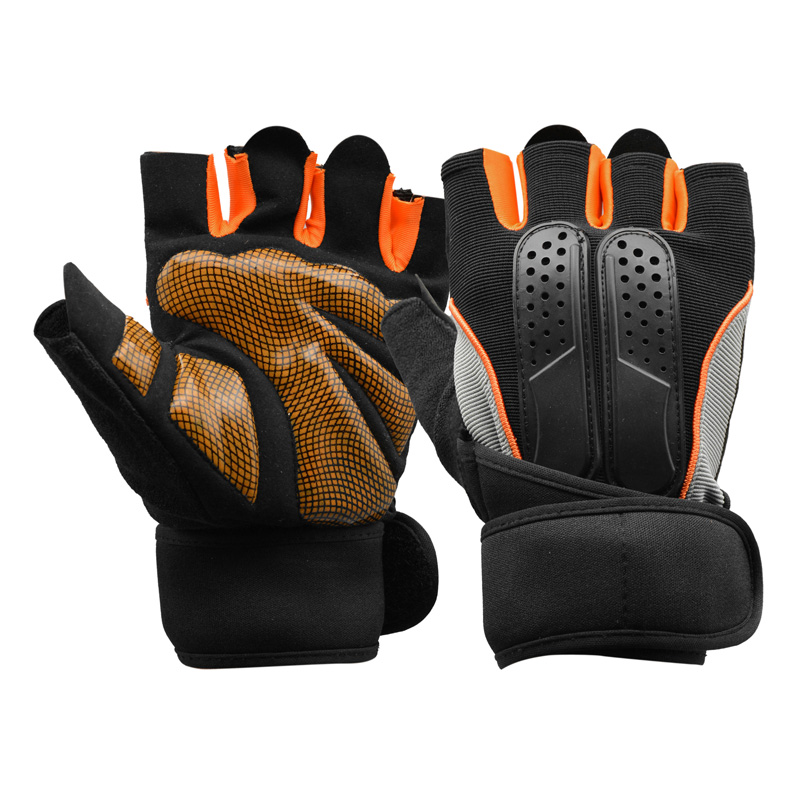 دستکش بدنسازی مردانه پایپ مدل 402M1020 نارنجی