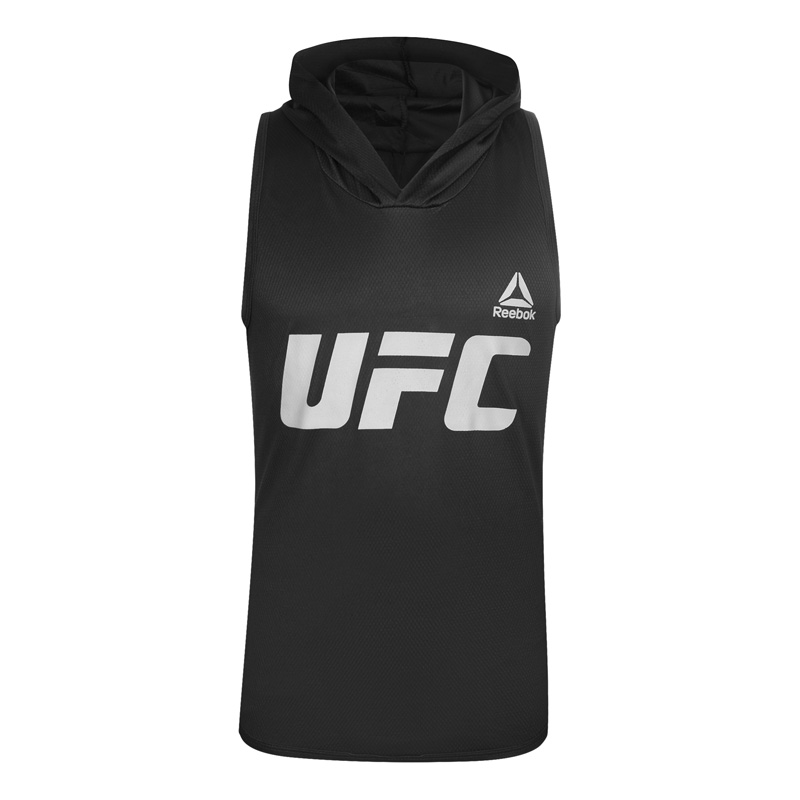 رکابی کلاهدار ورزشی مردانه ریباک مدل DS-UFC- 2B1231 مشکی
