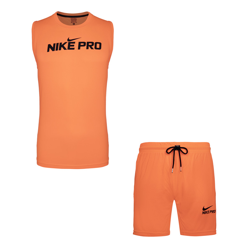 ست رکابی و شلوارک ورزشی مردانه نایک مدل DS-Pro 1M935 نارنجی
