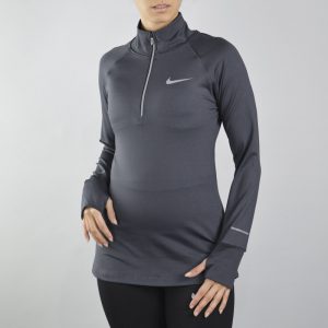 استرج نیم زیپ زنانه نایک مدل SRN-2B1286 طوسی تیره لایف ۲