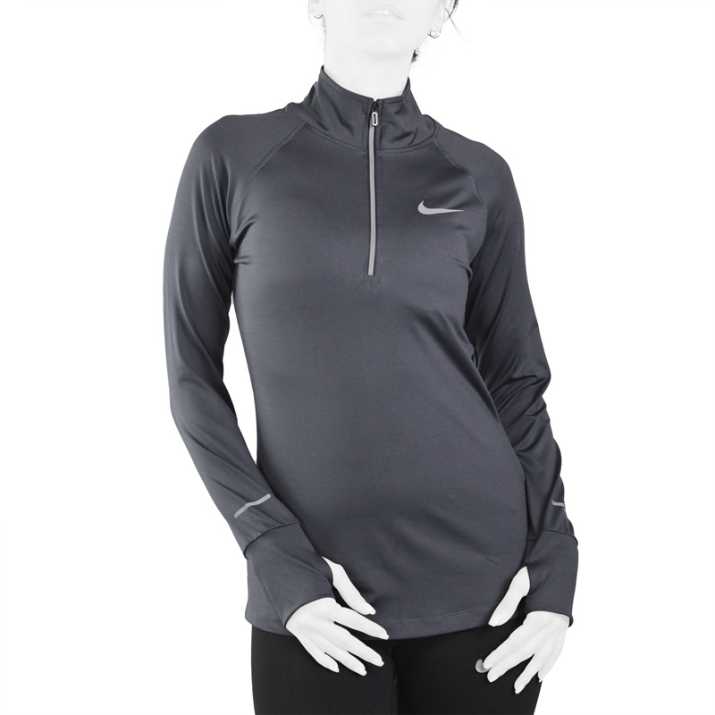 استرج نیم زیپ زنانه نایک مدل SRN-2B1286 طوسی تیره