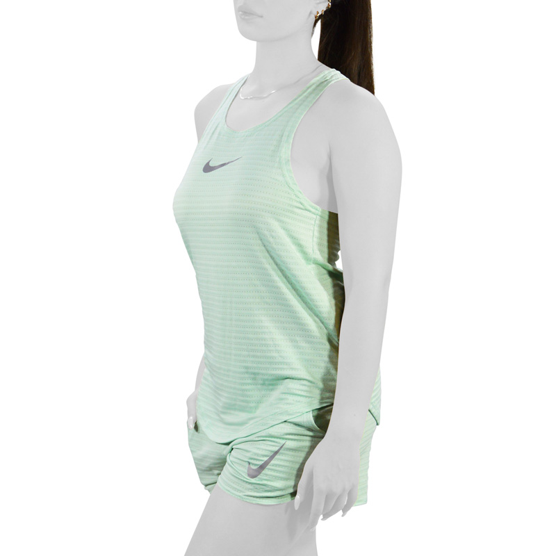 ست تاپ و شلوارک ورزشی زنانه نایک مدل Mub-NEW-1215 سبز آدامسی