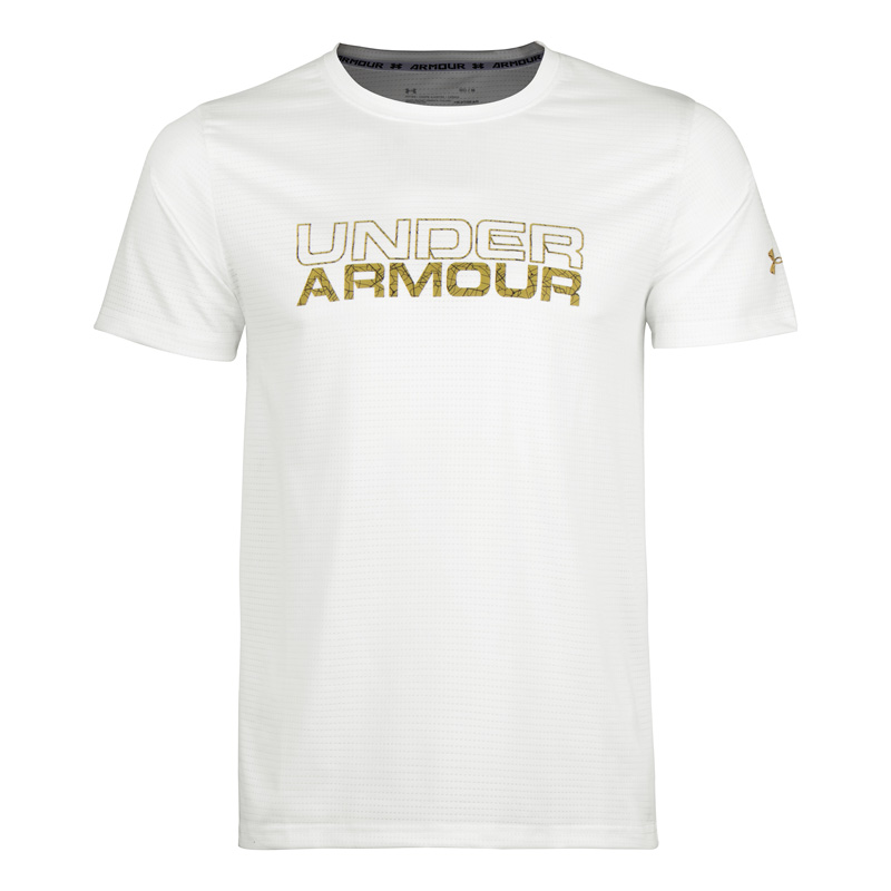 تیشرت آستین کوتاه ورزشی مردانه آندر آرمور مدل Heatgear-8212 سفید