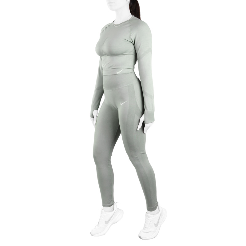 ست نیم تنه کراپ و لگ سیملس ورزشی زنانه نایک مدل EMR-2B1476 سدری